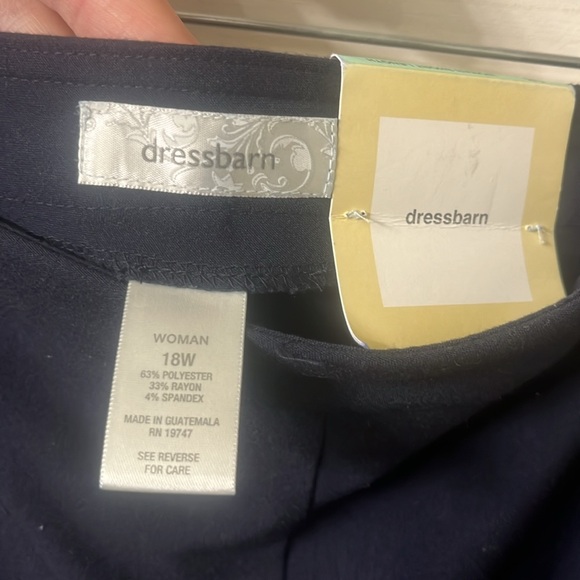 Tummy Control Slacks.  Navy.  Short length - Picture 2 of 9